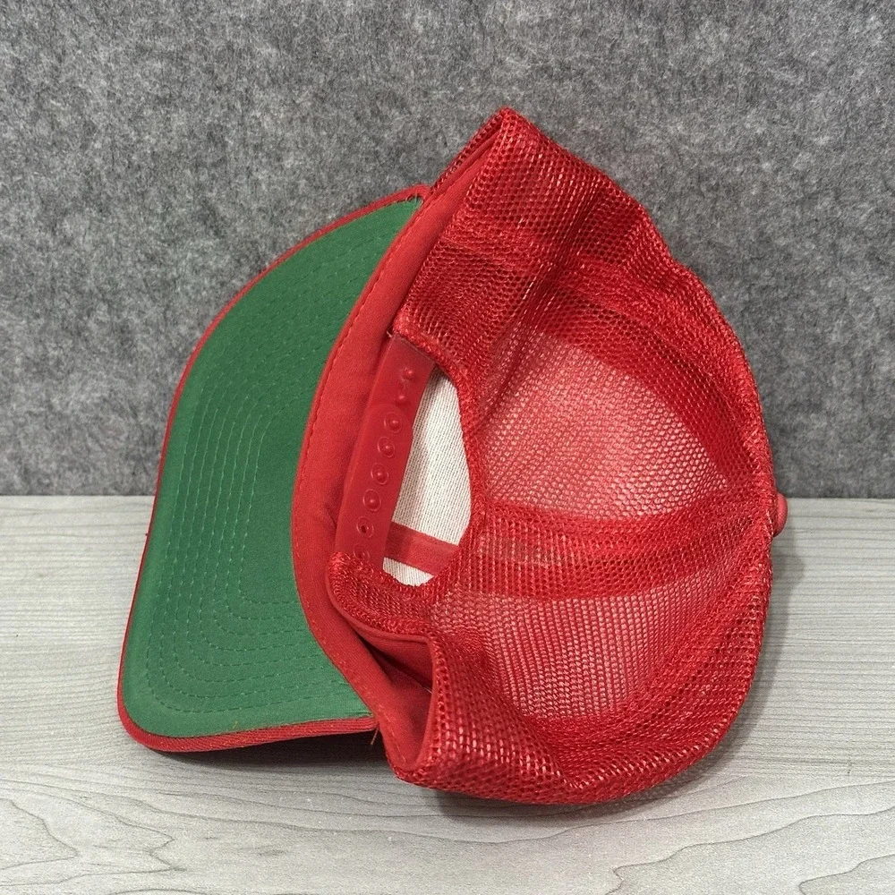 Vintage 80s‎ Dynatron Bondo Men's Trucker Hat Red Mesh Snapback